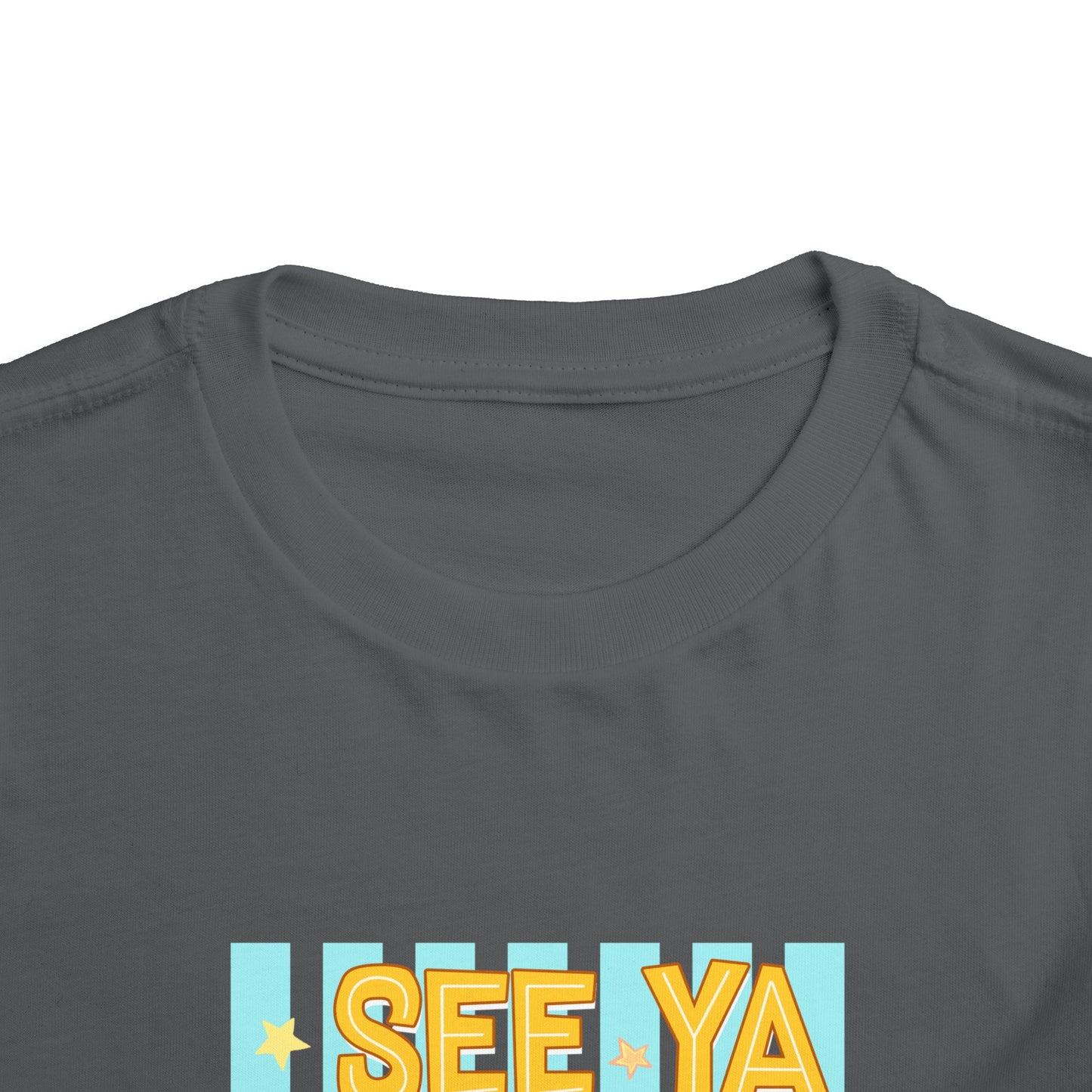 Toddler Tee — "See Ya Later Excavator" Construction Shirt