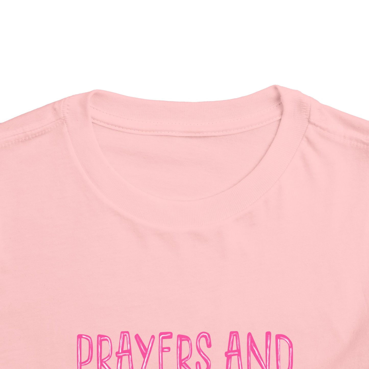 Toddler Tee — "Prayers and Popsicles" Watercolor Popsicle Faith Shirt