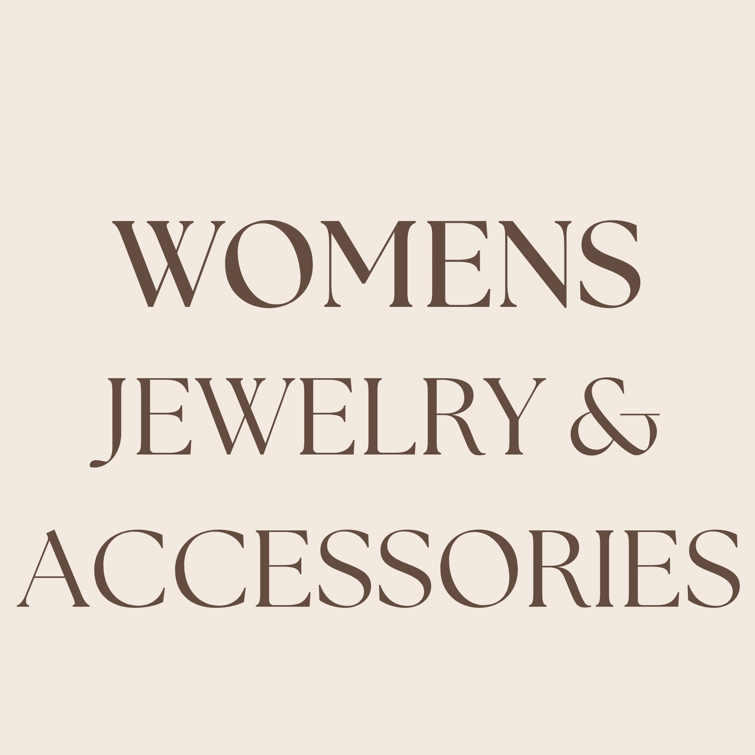 Jewelry & Accessories