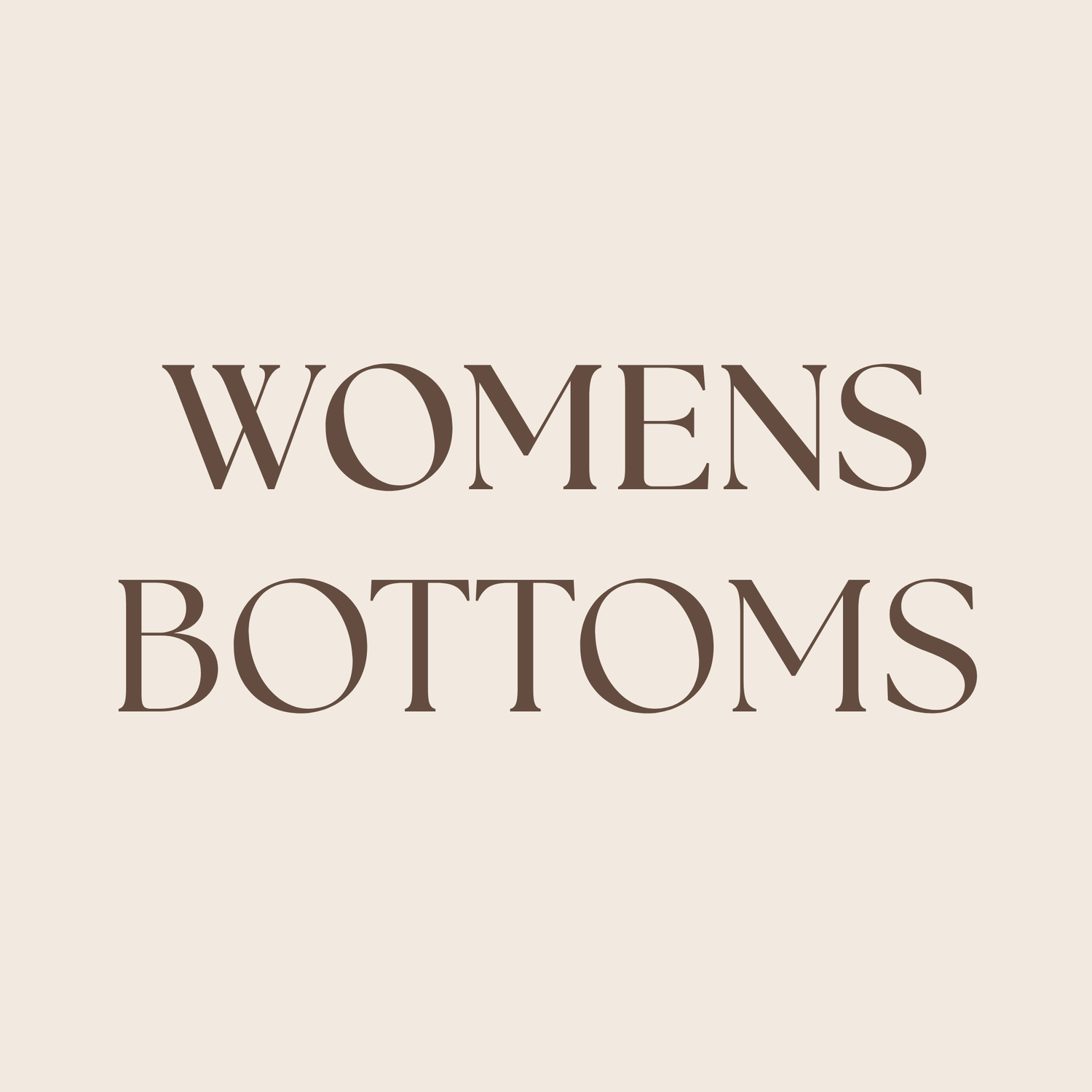 Bottoms