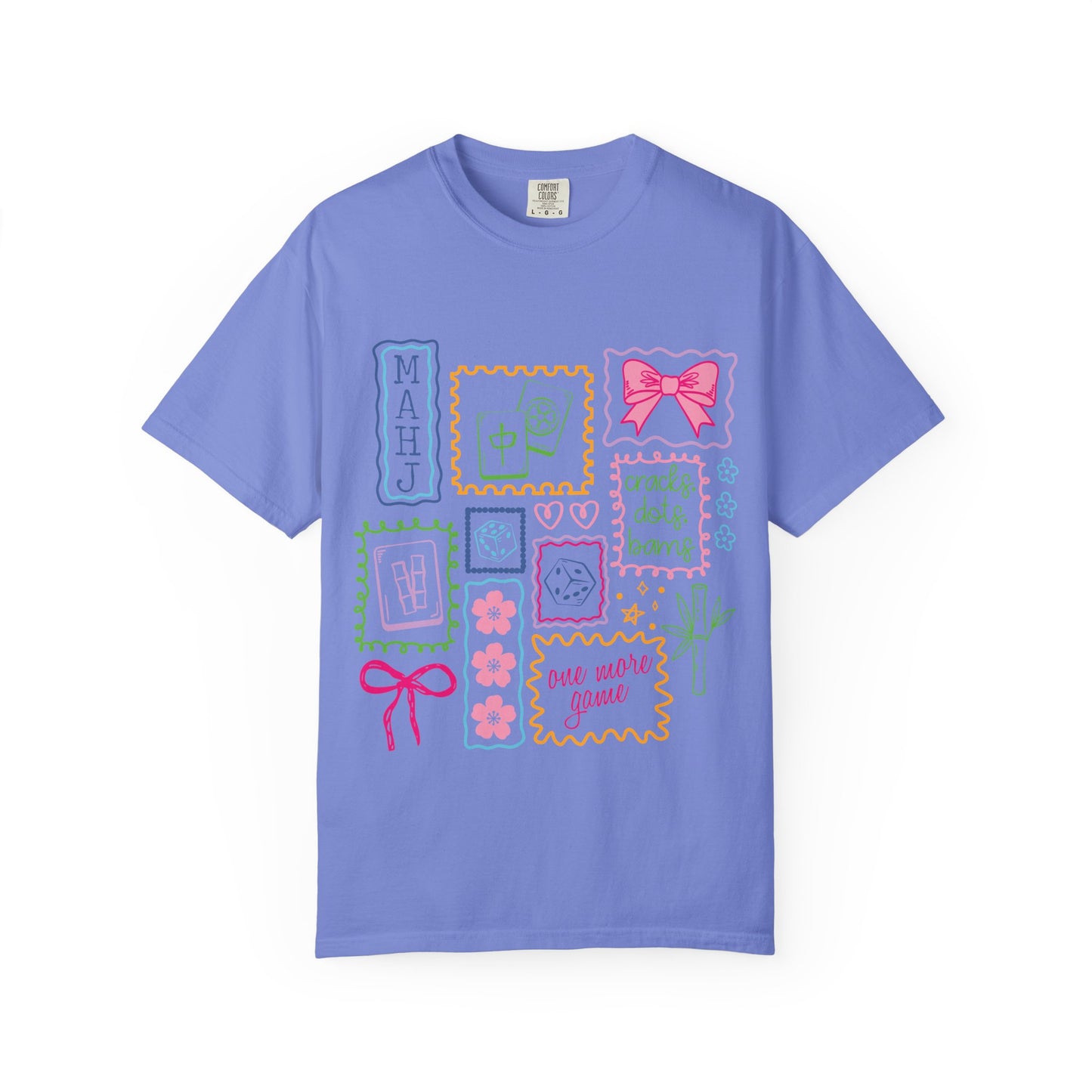 Cute Mahjong Graphic T-Shirt