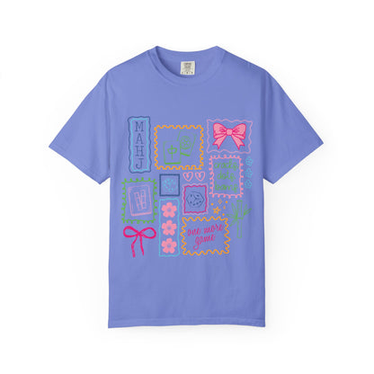 Cute Mahjong Graphic T-Shirt