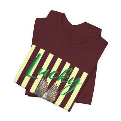 Lucky Mallard Duck Graphic Tee — Casual Nature T-Shirt for Outdoors & St. Patrick’s Day