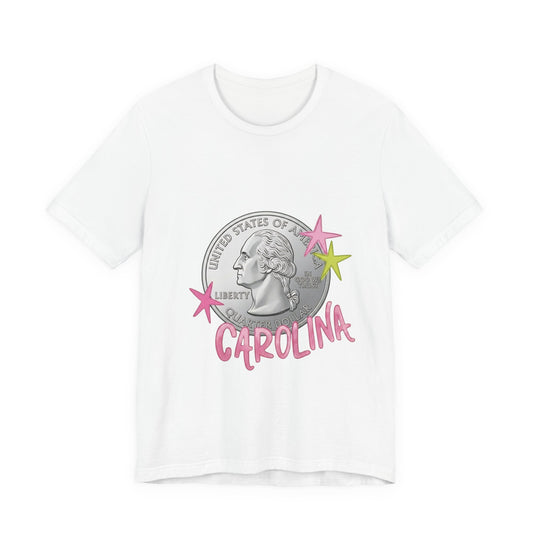 "Heads Carolina, Tail's California" Quarter Graphic Tee