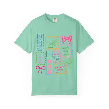 Cute Mahjong Graphic T-Shirt