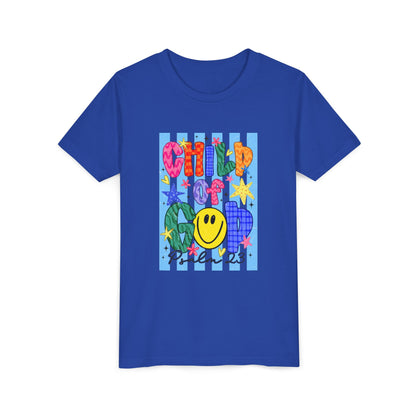 Child of God Youth T‑Shirt — Colorful Smiley Faith Tee
