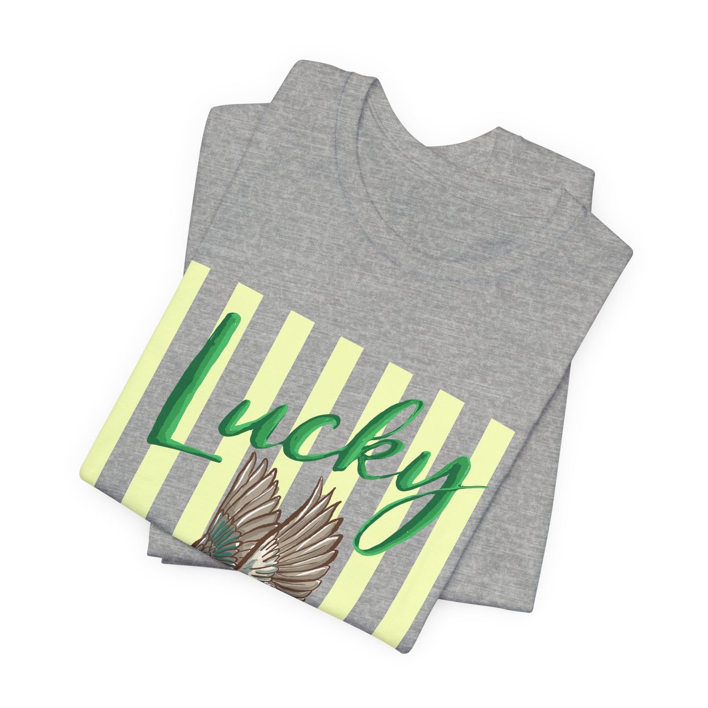 Lucky Mallard Duck Graphic Tee — Casual Nature T-Shirt for Outdoors & St. Patrick’s Day