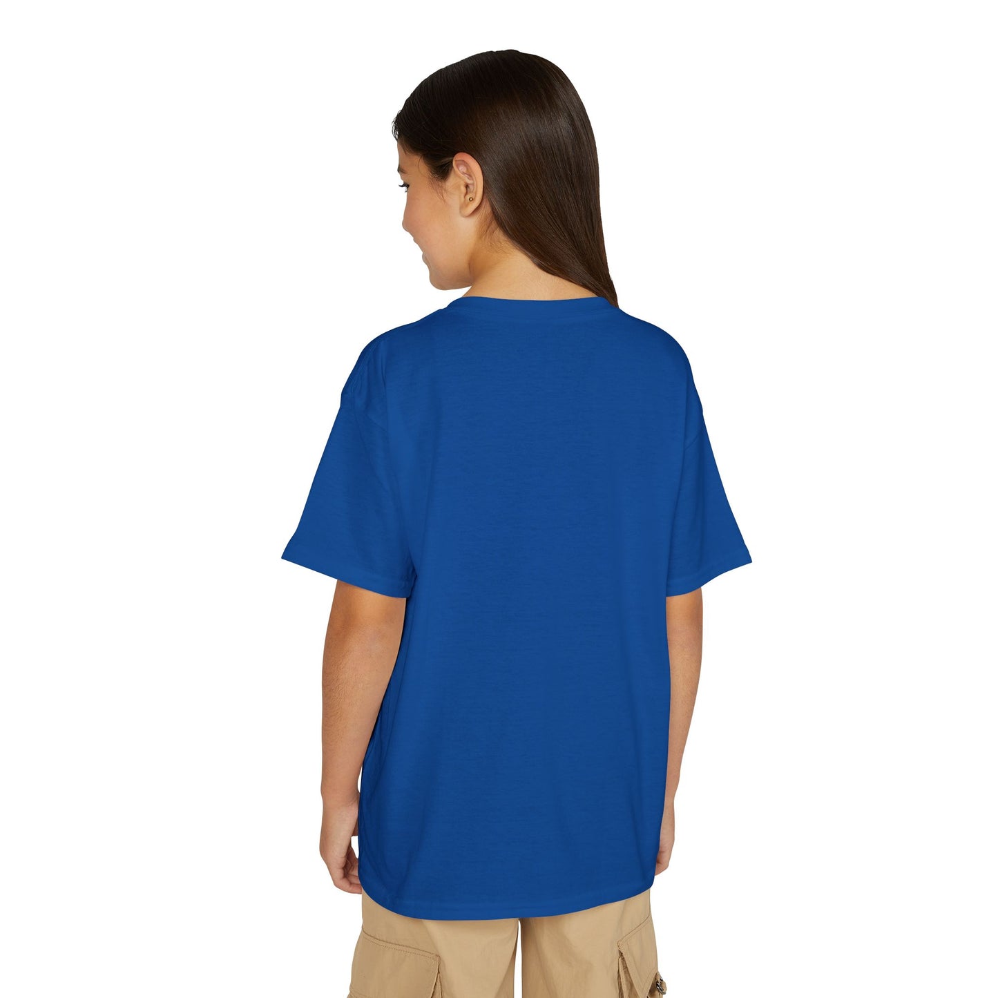 Youth T-Shirt — "Out the Door" Dino Graphic Tee