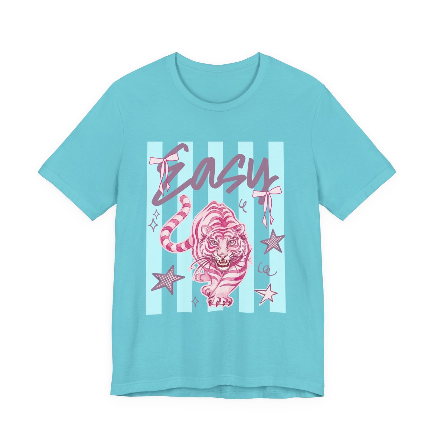 "Easy Tiger" Tee — Retro Pastel Graphic T-Shirt