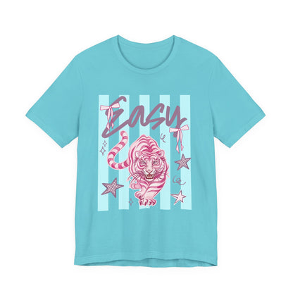 "Easy Tiger" Tee — Retro Pastel Graphic T-Shirt