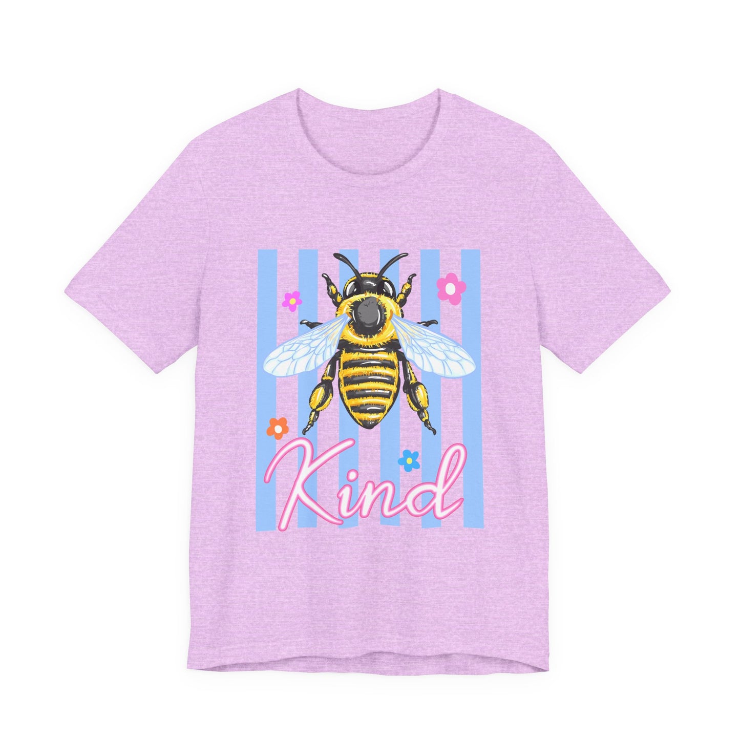 Kind Bee T-Shirt — Cute Striped Bee Graphic Tee ("Kind")