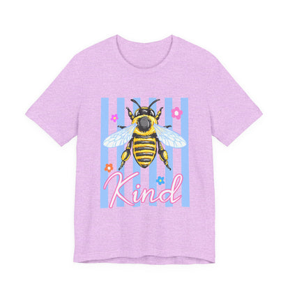 Kind Bee T-Shirt — Cute Striped Bee Graphic Tee ("Kind")