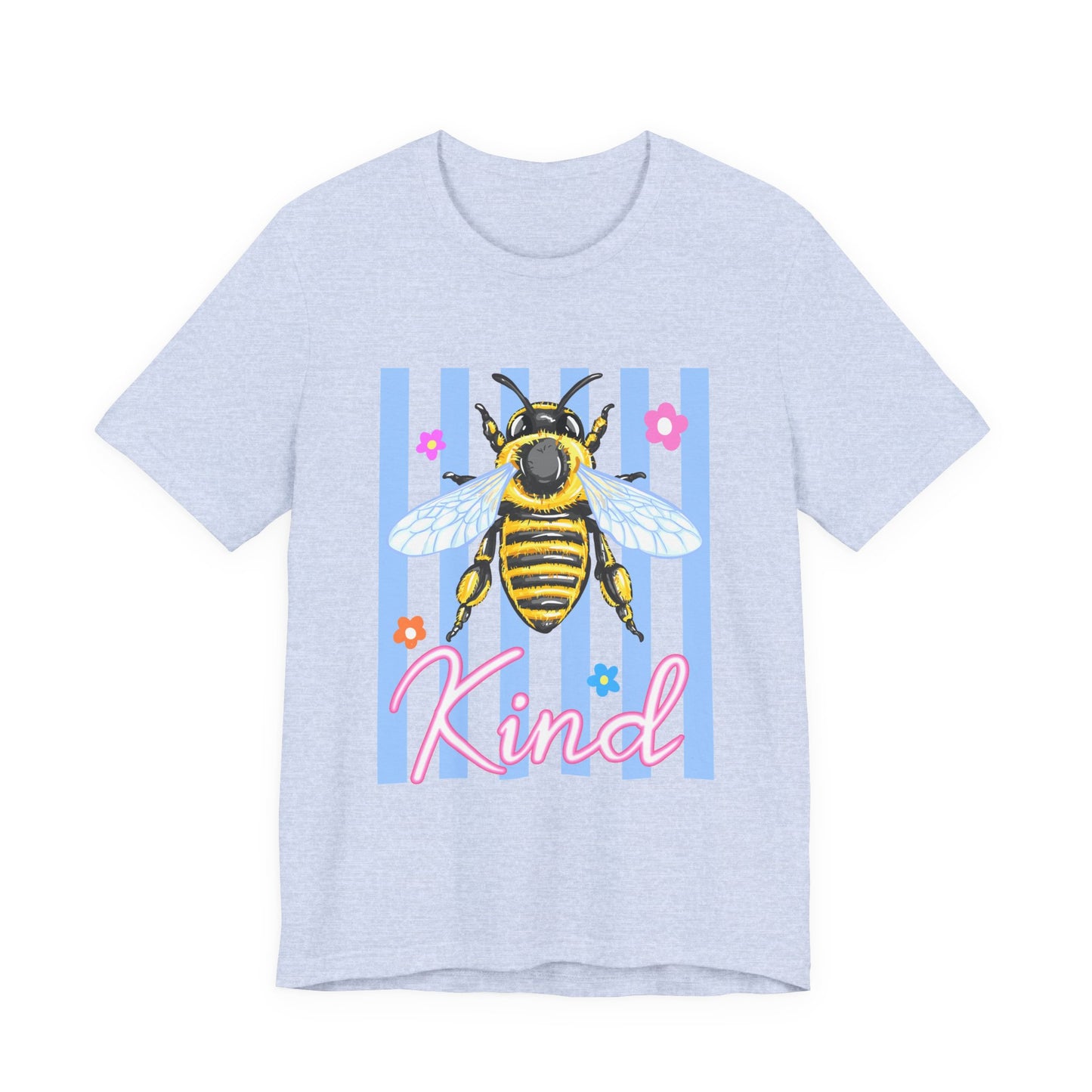 Kind Bee T-Shirt — Cute Striped Bee Graphic Tee ("Kind")