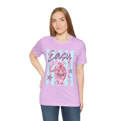 "Easy Tiger" Tee — Retro Pastel Graphic T-Shirt
