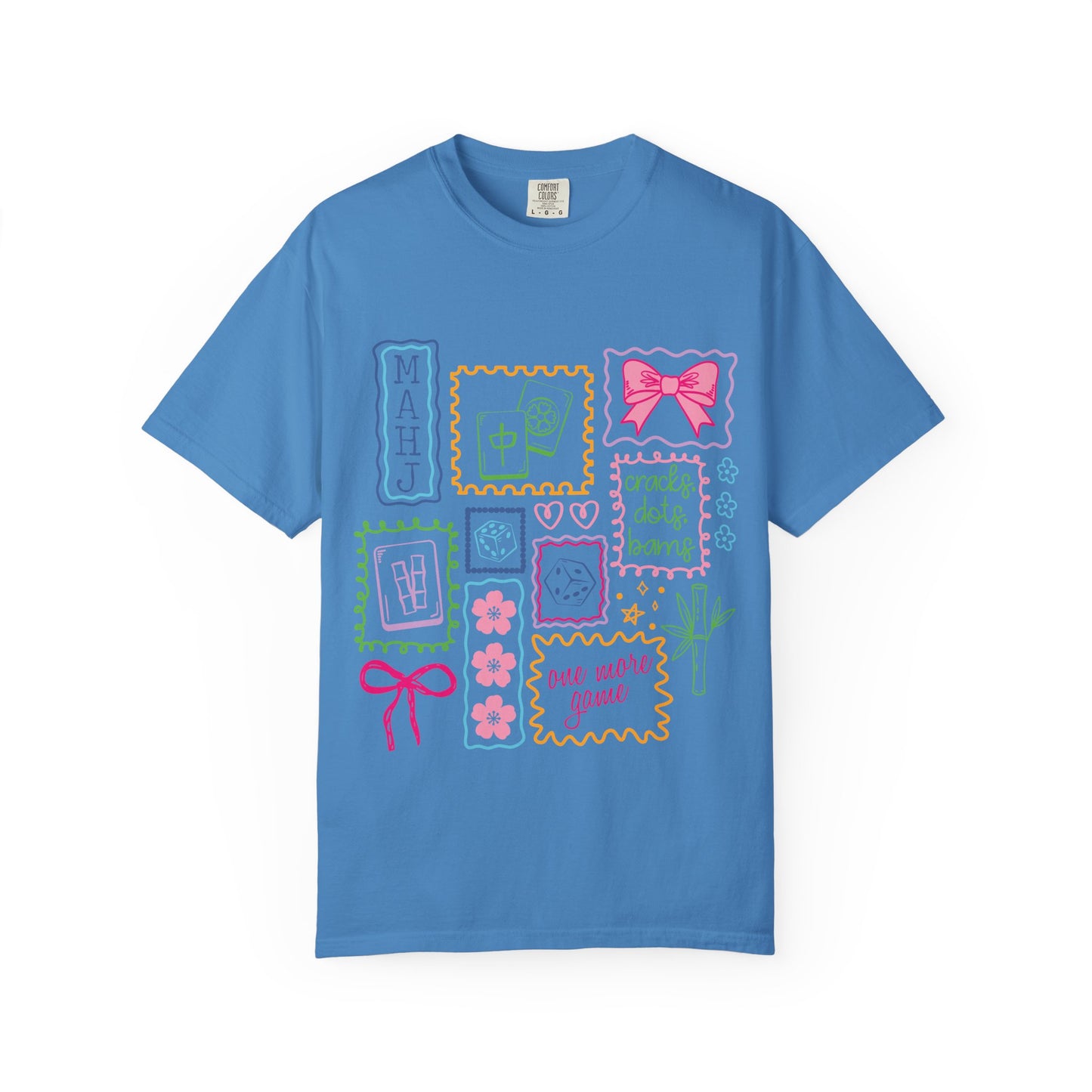 Cute Mahjong Graphic T-Shirt