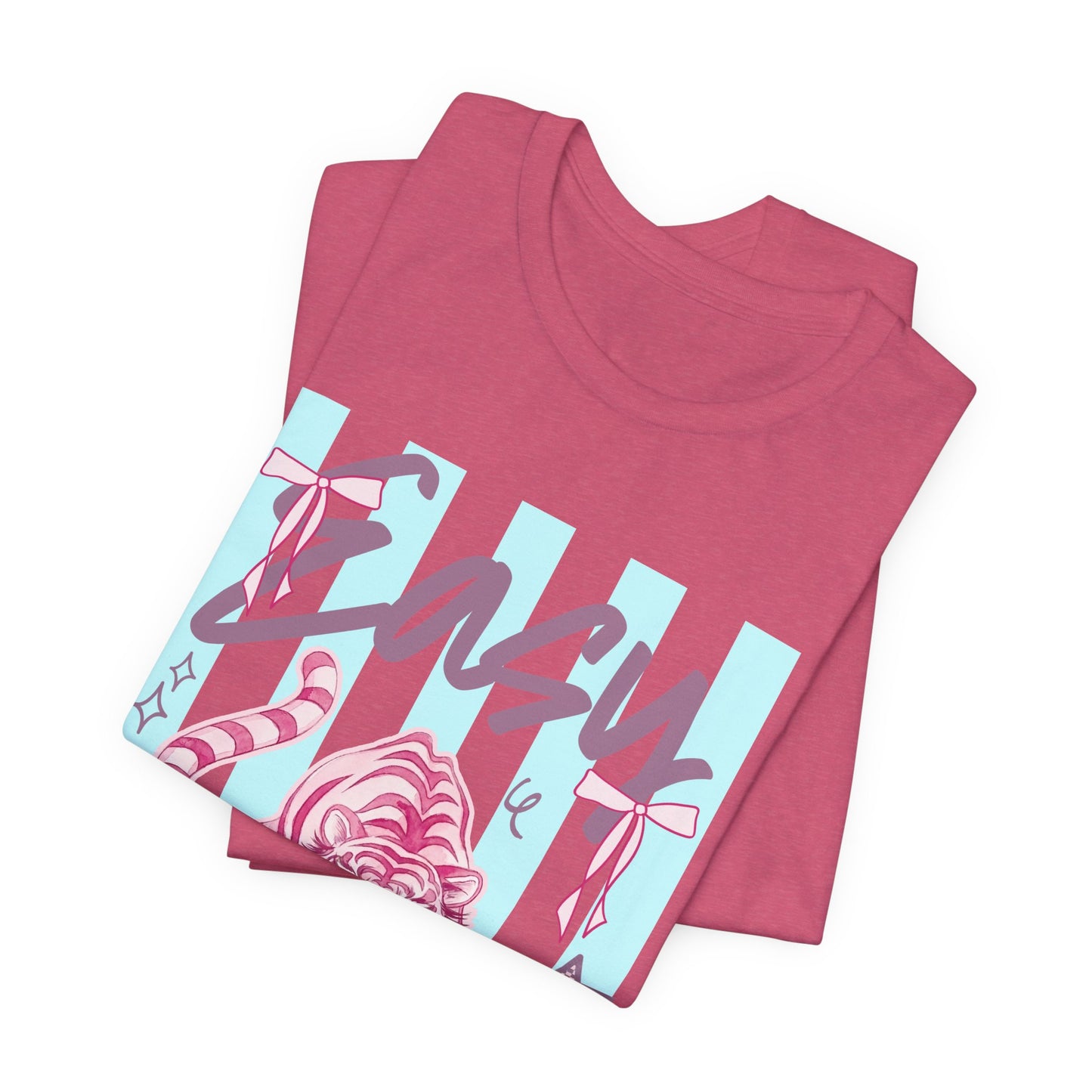 "Easy Tiger" Tee — Retro Pastel Graphic T-Shirt