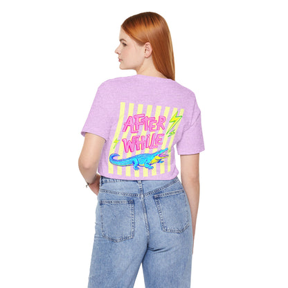 Later Alligator/After While Crocodile Tee — Retro Neon Graphic T-Shirt