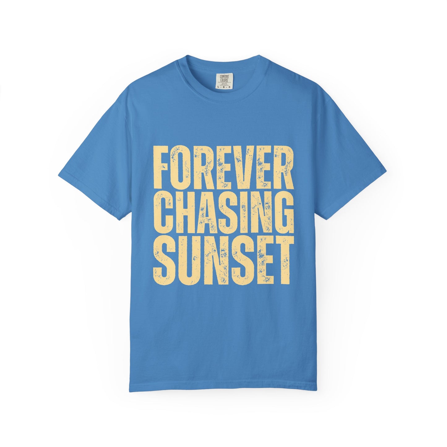 T-Shirt — "Forever Chasing Sunset" Graphic Tee