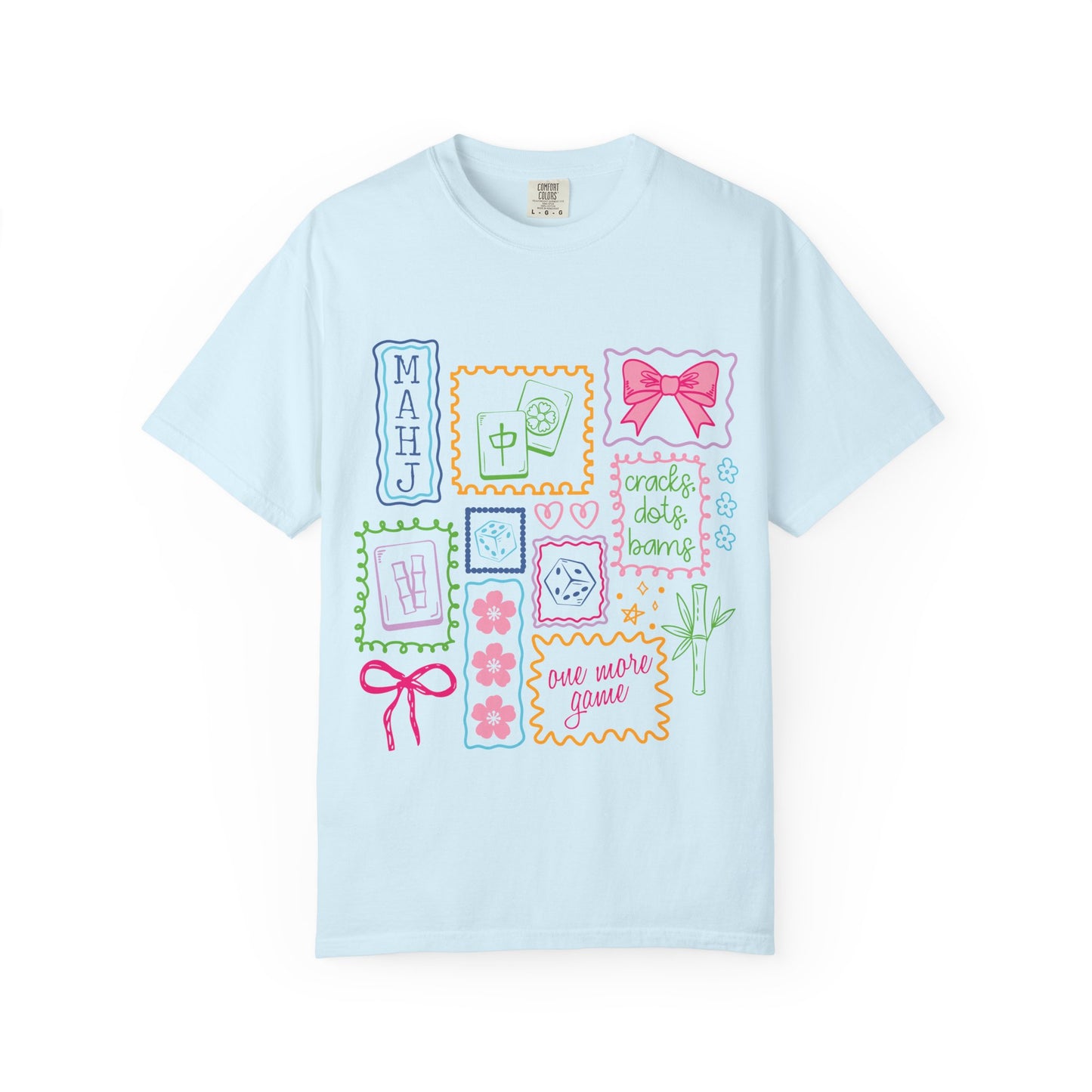Cute Mahjong Graphic T-Shirt