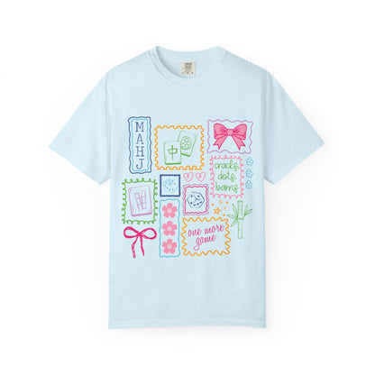 Cute Mahjong Graphic T-Shirt