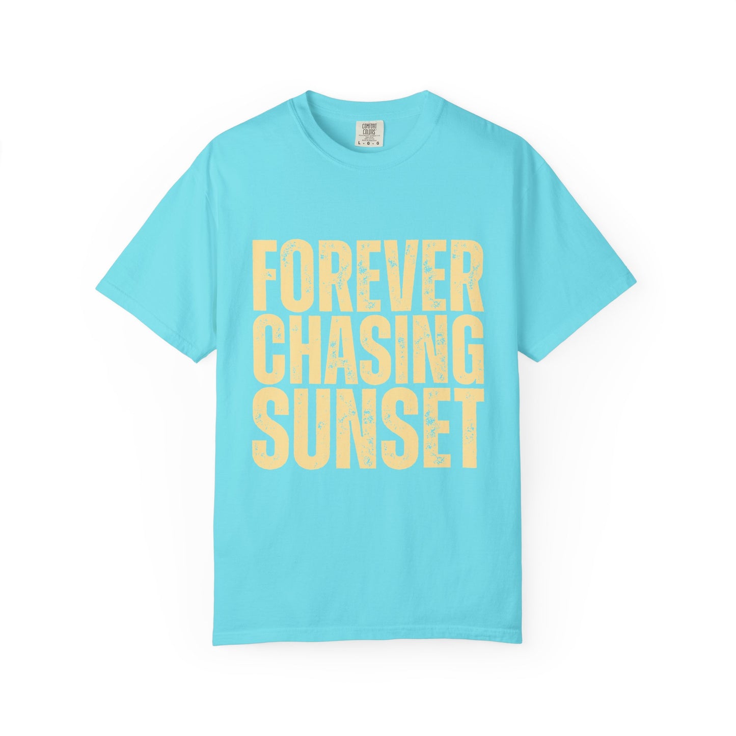 T-Shirt — "Forever Chasing Sunset" Graphic Tee