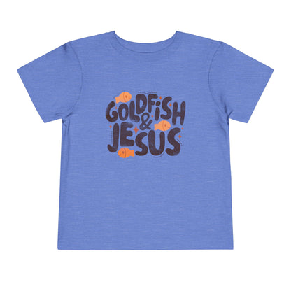 Goldfish & Jesus Toddler Tee — Cute Christian Kids Shirt