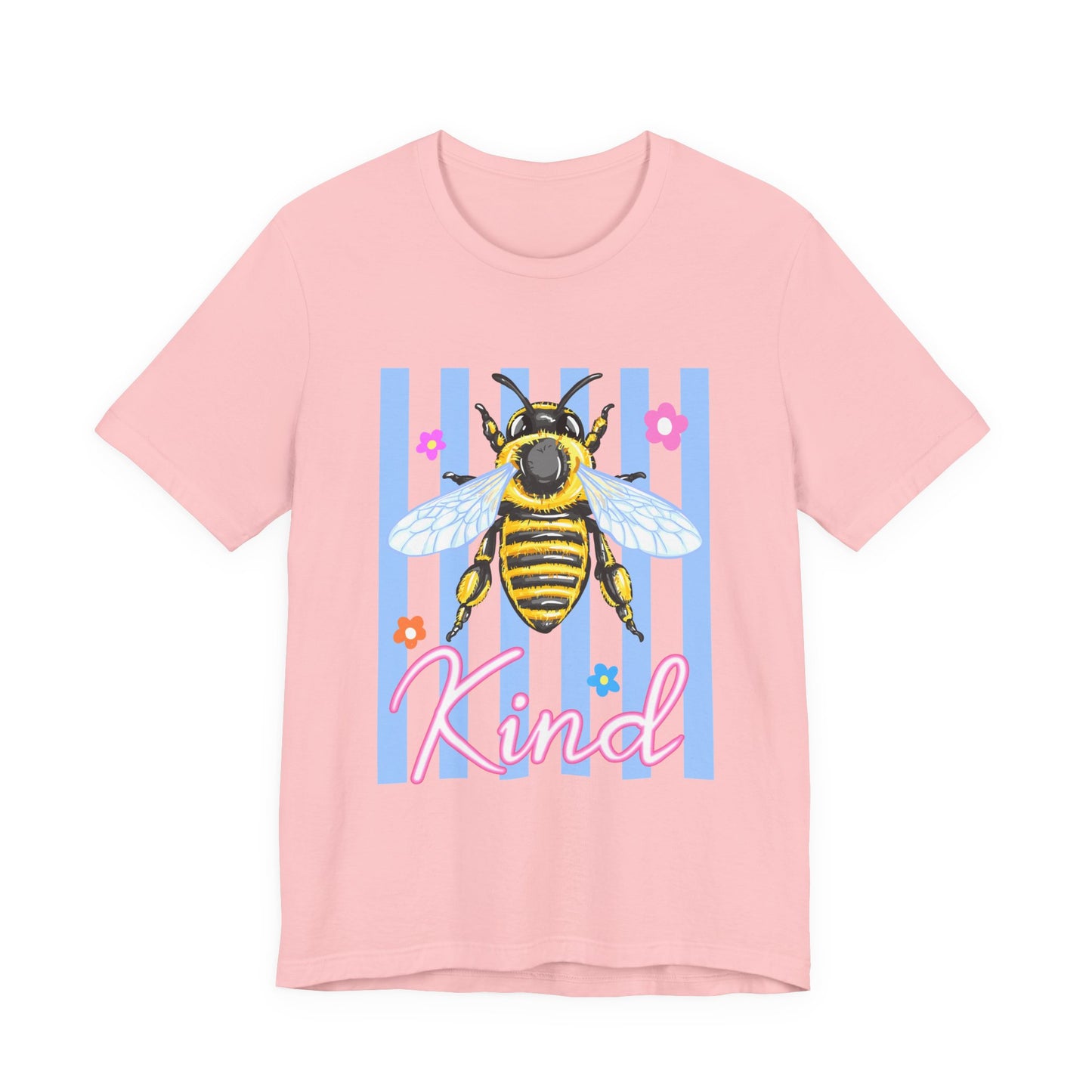 Kind Bee T-Shirt — Cute Striped Bee Graphic Tee ("Kind")