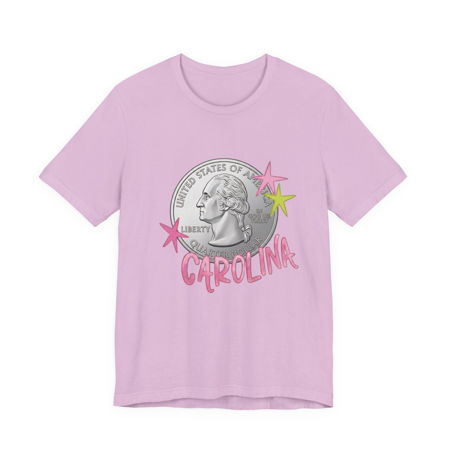"Heads Carolina, Tail's California" Quarter Graphic Tee