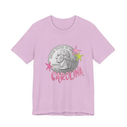"Heads Carolina, Tail's California" Quarter Graphic Tee