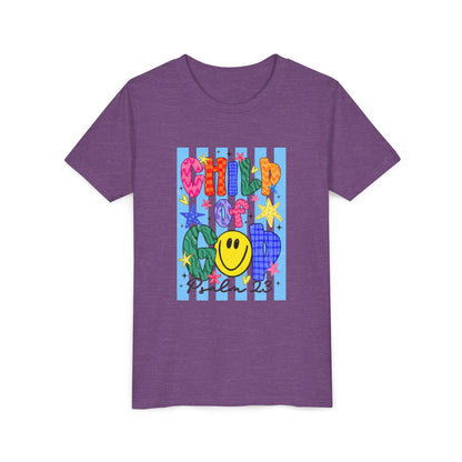 Child of God Youth T‑Shirt — Colorful Smiley Faith Tee