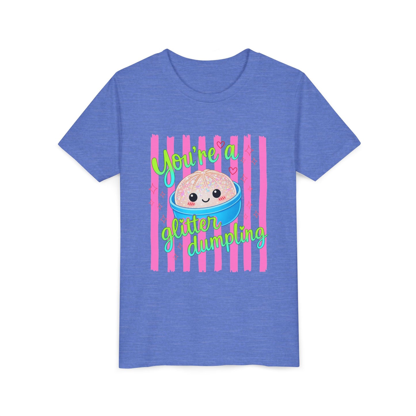 Youth Tee - "You're a Glitter Dumpling" Cute Squishy Dumpling Graphic T-Shirt