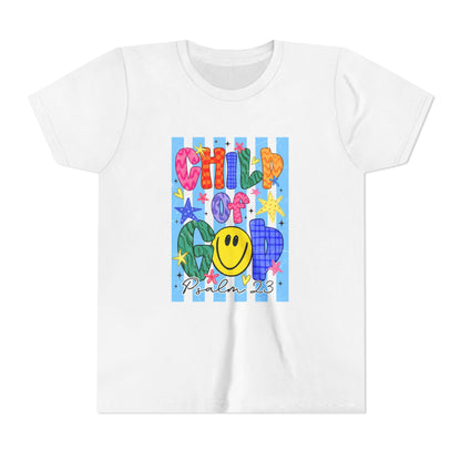 Child of God Youth T‑Shirt — Colorful Smiley Faith Tee