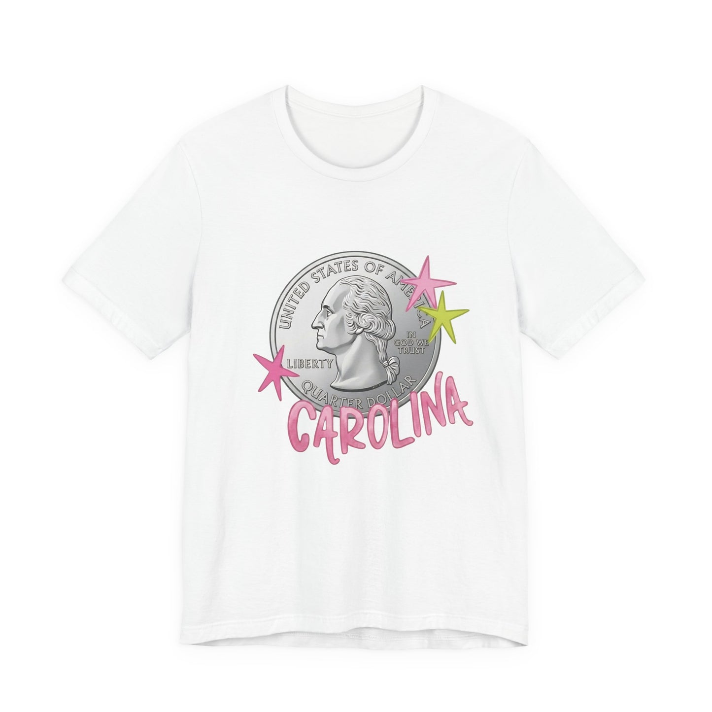 "Heads Carolina, Tail's California" Quarter Graphic Tee