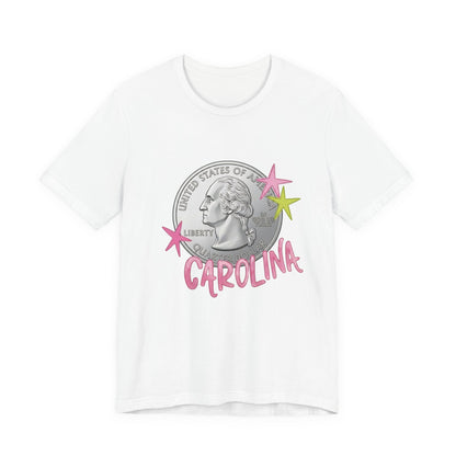 "Heads Carolina, Tail's California" Quarter Graphic Tee