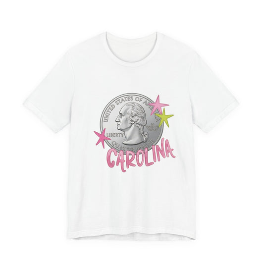 "Heads Carolina, Tail's California" Quarter Graphic Tee