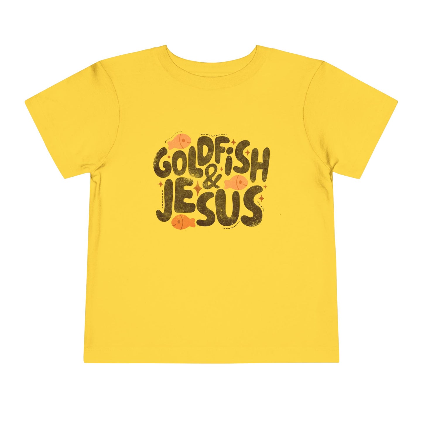 Goldfish & Jesus Toddler Tee — Cute Christian Kids Shirt