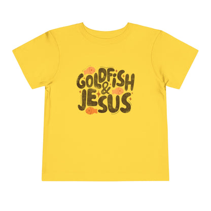 Goldfish & Jesus Toddler Tee — Cute Christian Kids Shirt