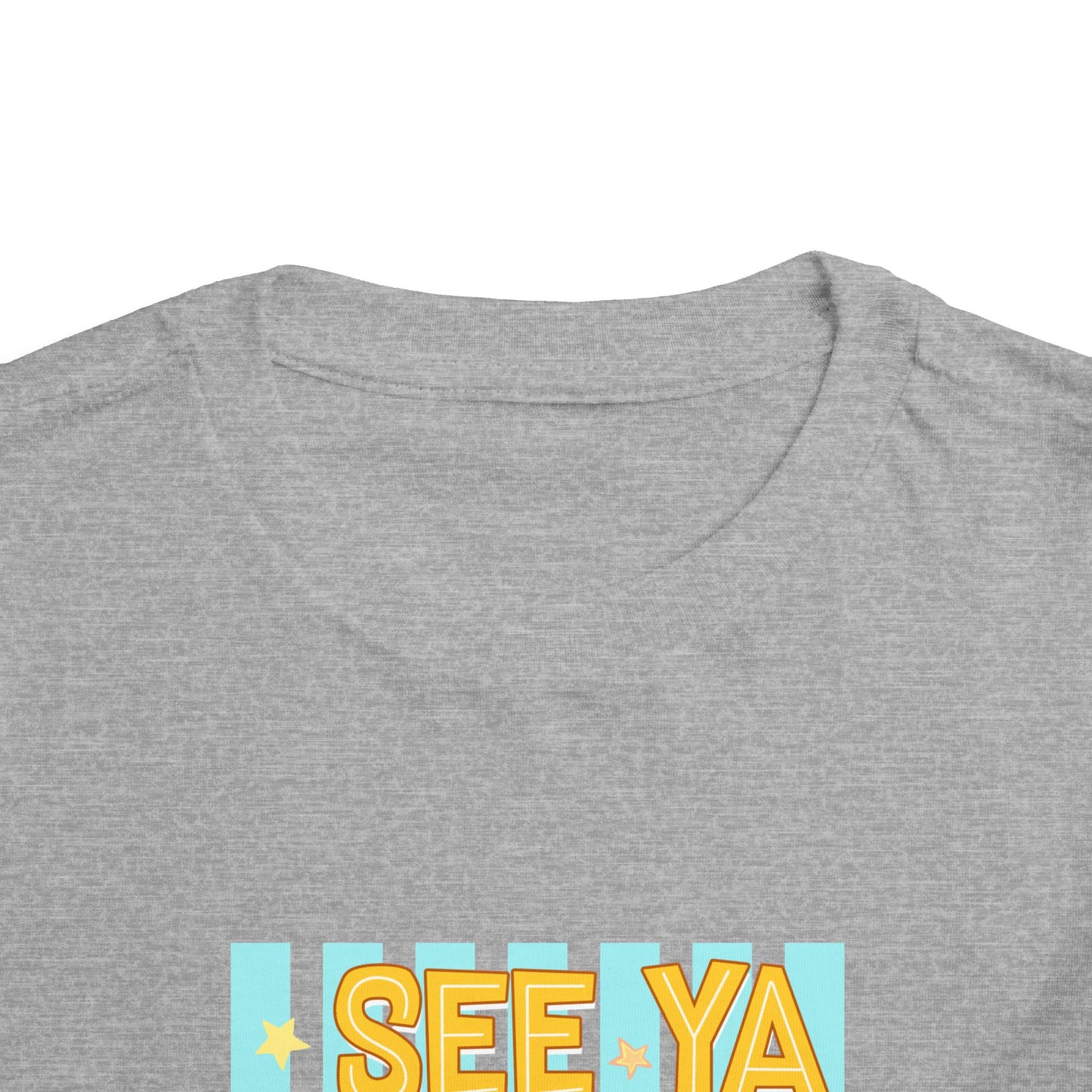 Toddler Tee — "See Ya Later Excavator" Construction Shirt