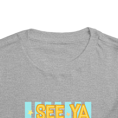Toddler Tee — "See Ya Later Excavator" Construction Shirt