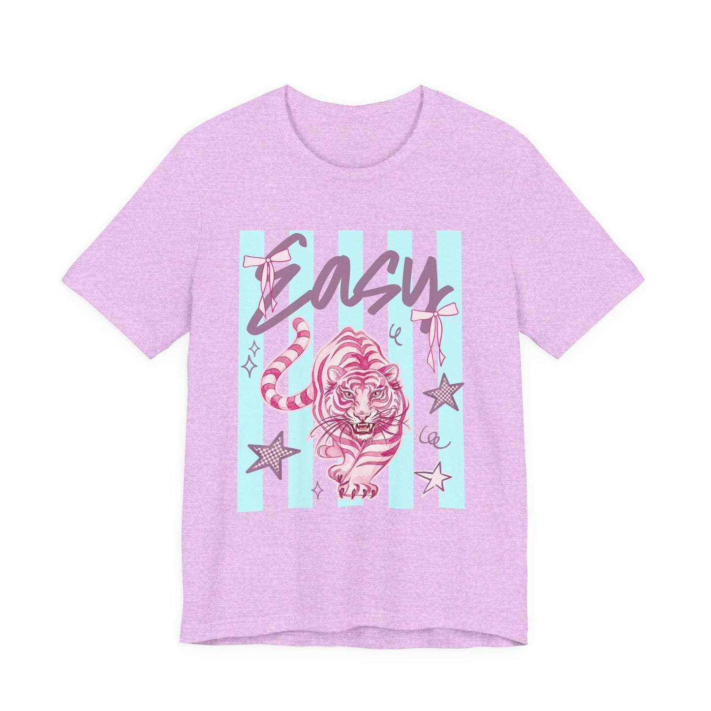 "Easy Tiger" Tee — Retro Pastel Graphic T-Shirt