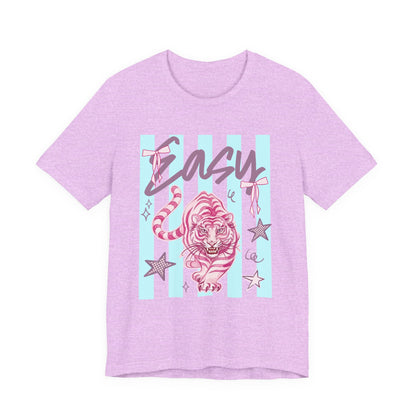 "Easy Tiger" Tee — Retro Pastel Graphic T-Shirt