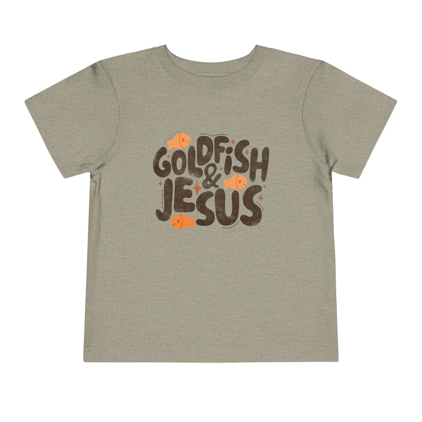 Goldfish & Jesus Toddler Tee — Cute Christian Kids Shirt