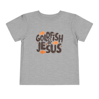 Goldfish & Jesus Toddler Tee — Cute Christian Kids Shirt