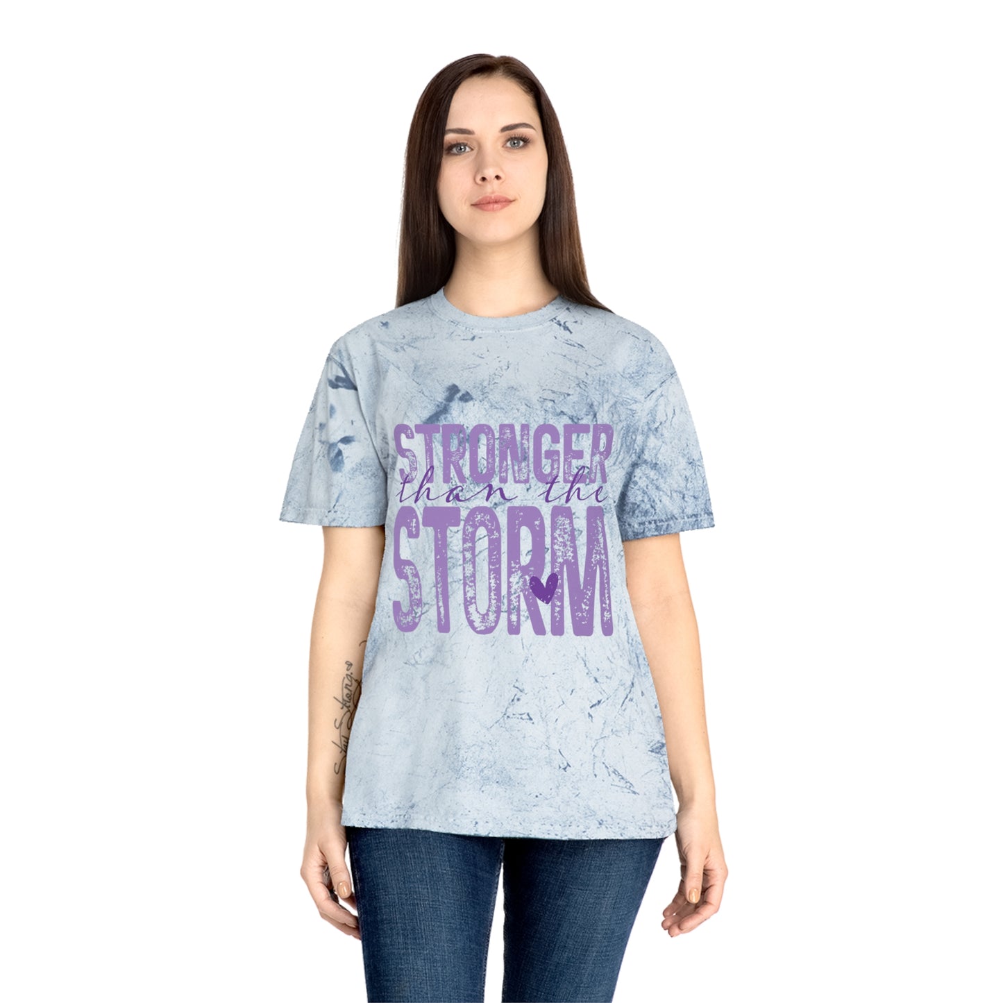 Stronger Than the Storm Tie-Dye Tee