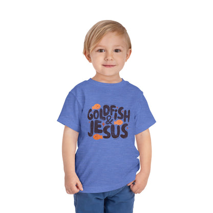 Goldfish & Jesus Toddler Tee — Cute Christian Kids Shirt