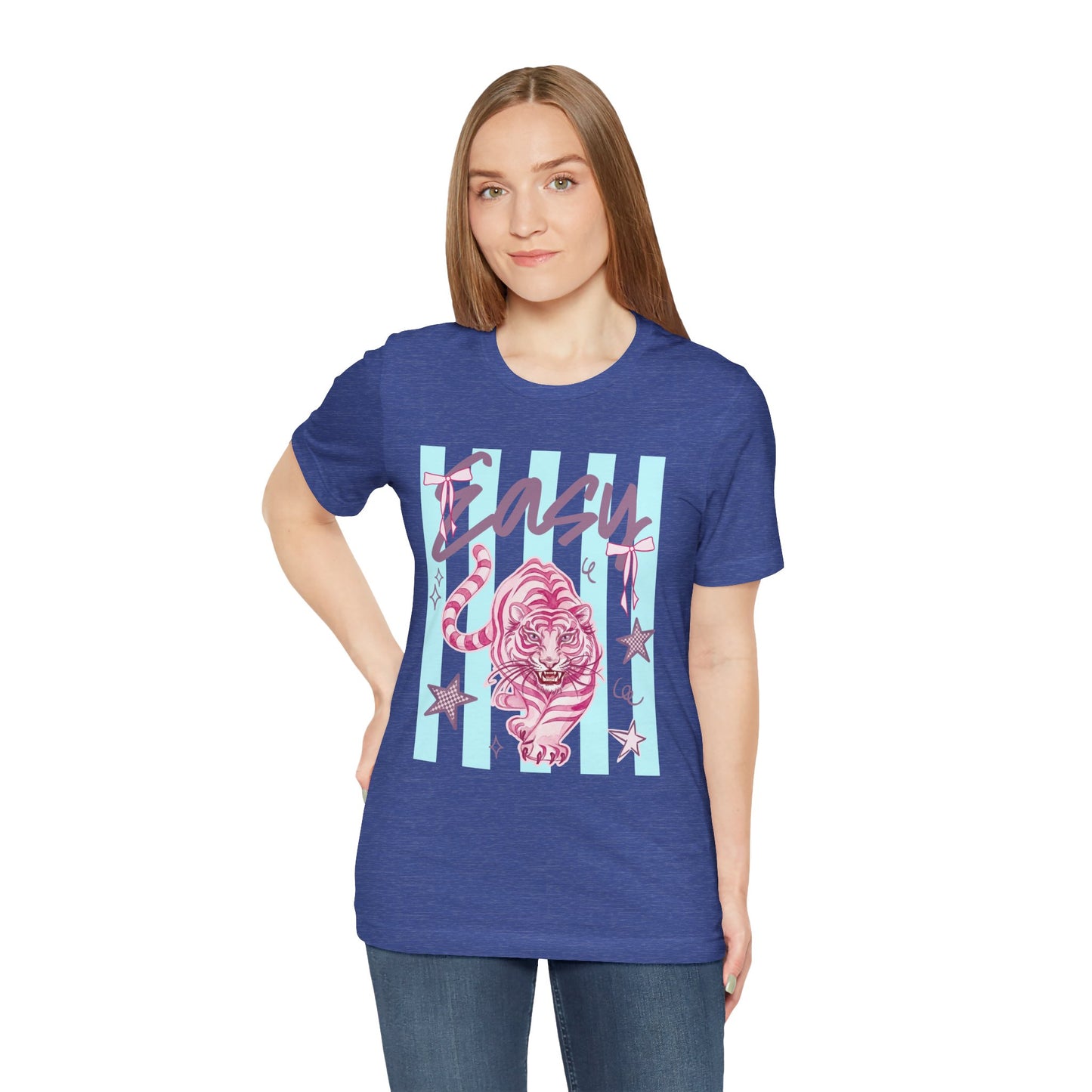 "Easy Tiger" Tee — Retro Pastel Graphic T-Shirt