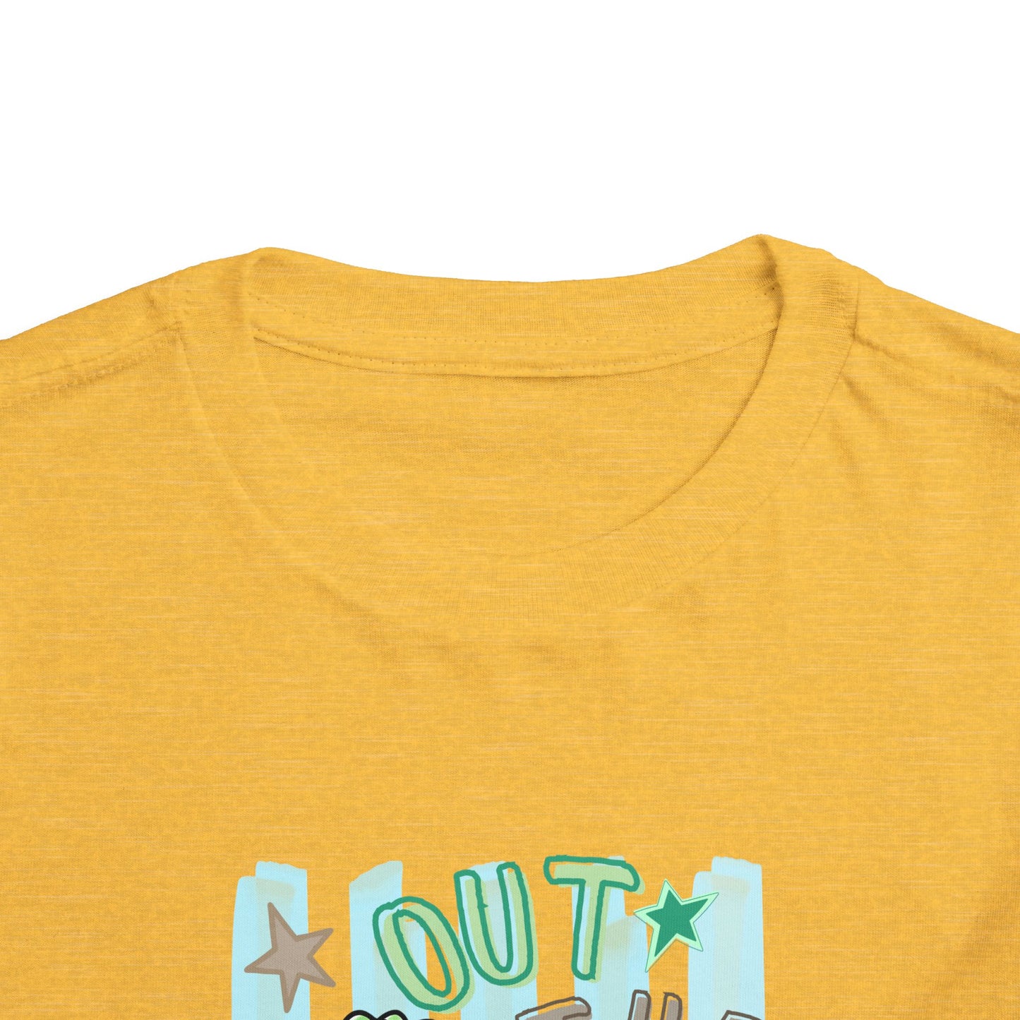 Toddler Tee - "Out the Door" Green Dino Graphic