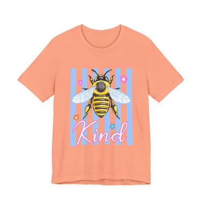 Kind Bee T-Shirt — Cute Striped Bee Graphic Tee ("Kind")