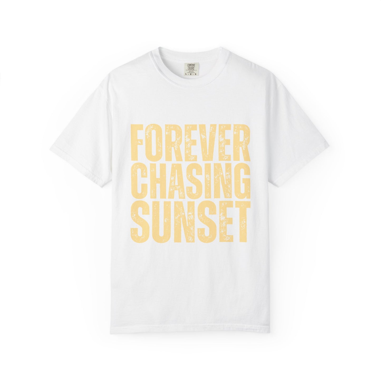 T-Shirt — "Forever Chasing Sunset" Graphic Tee