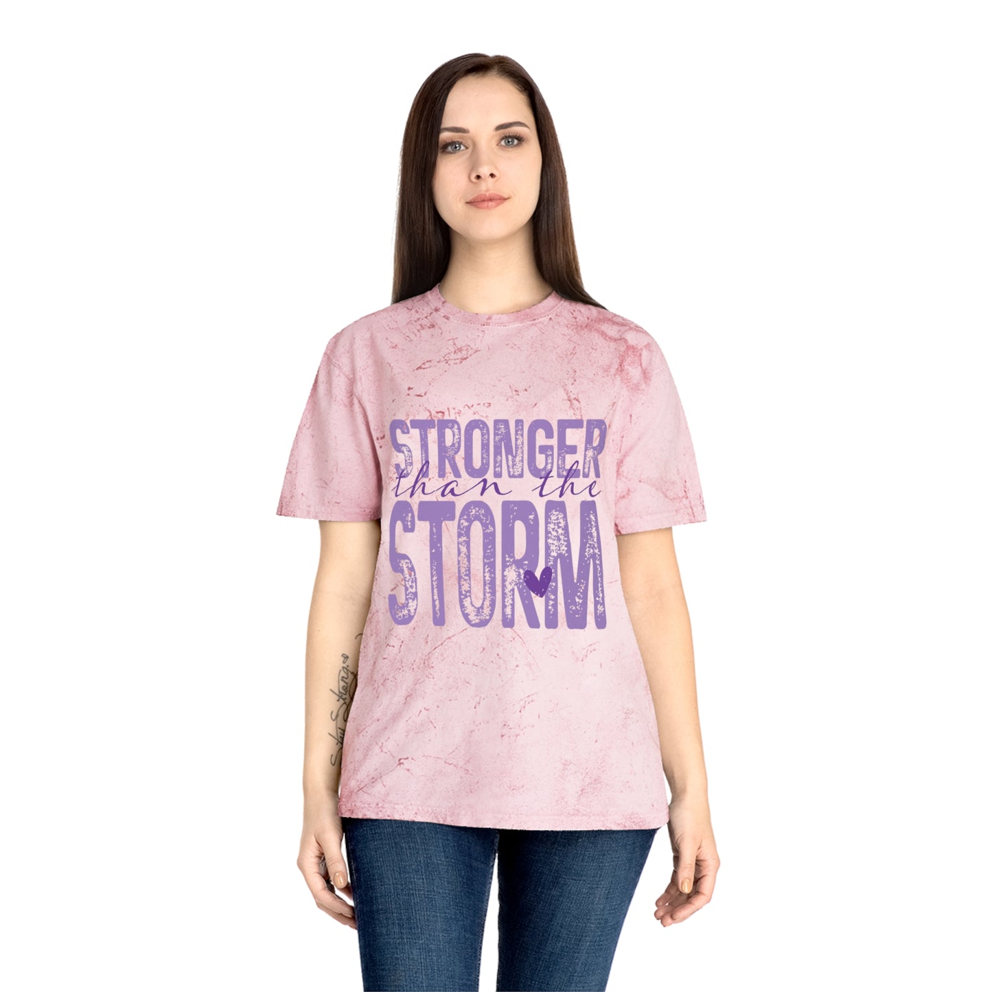 Stronger Than the Storm Tie-Dye Tee